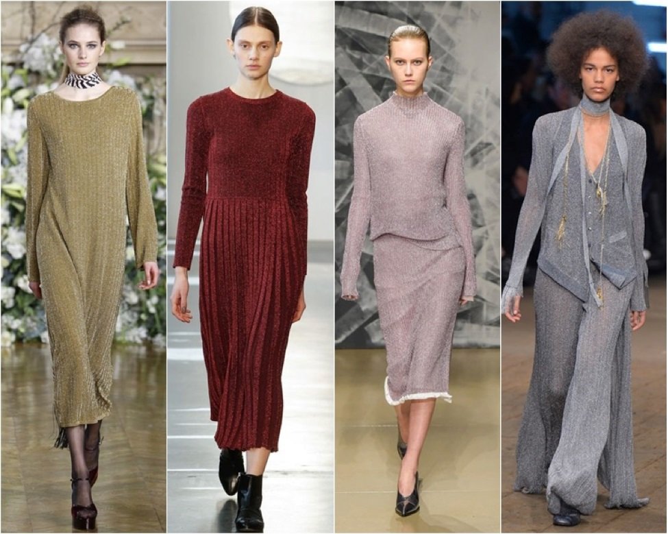 При выборе весенней одежды не проходите мимо вещей из люрекса