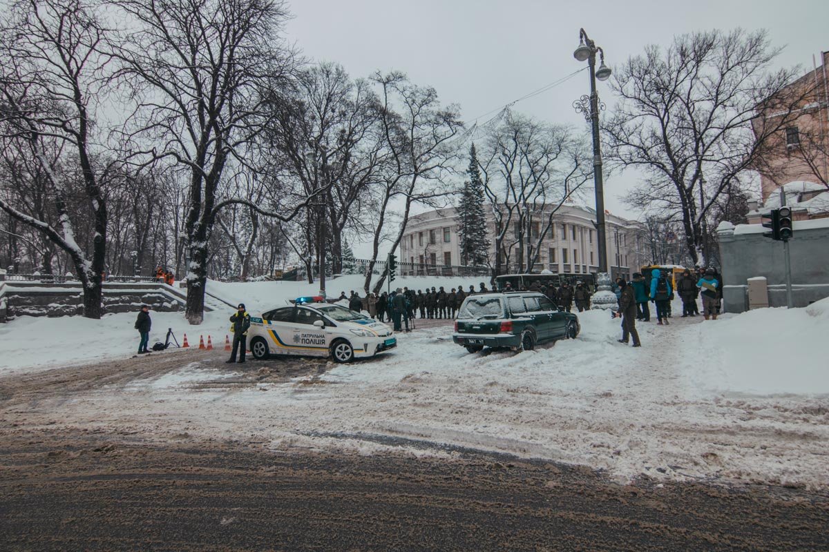 3 марта под Верховной Радой зачищали палаточный городок