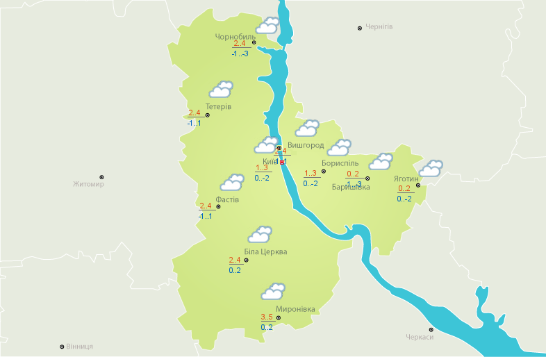 Погода в Киеве на 8 марта Погода в Киеве на 8 марта