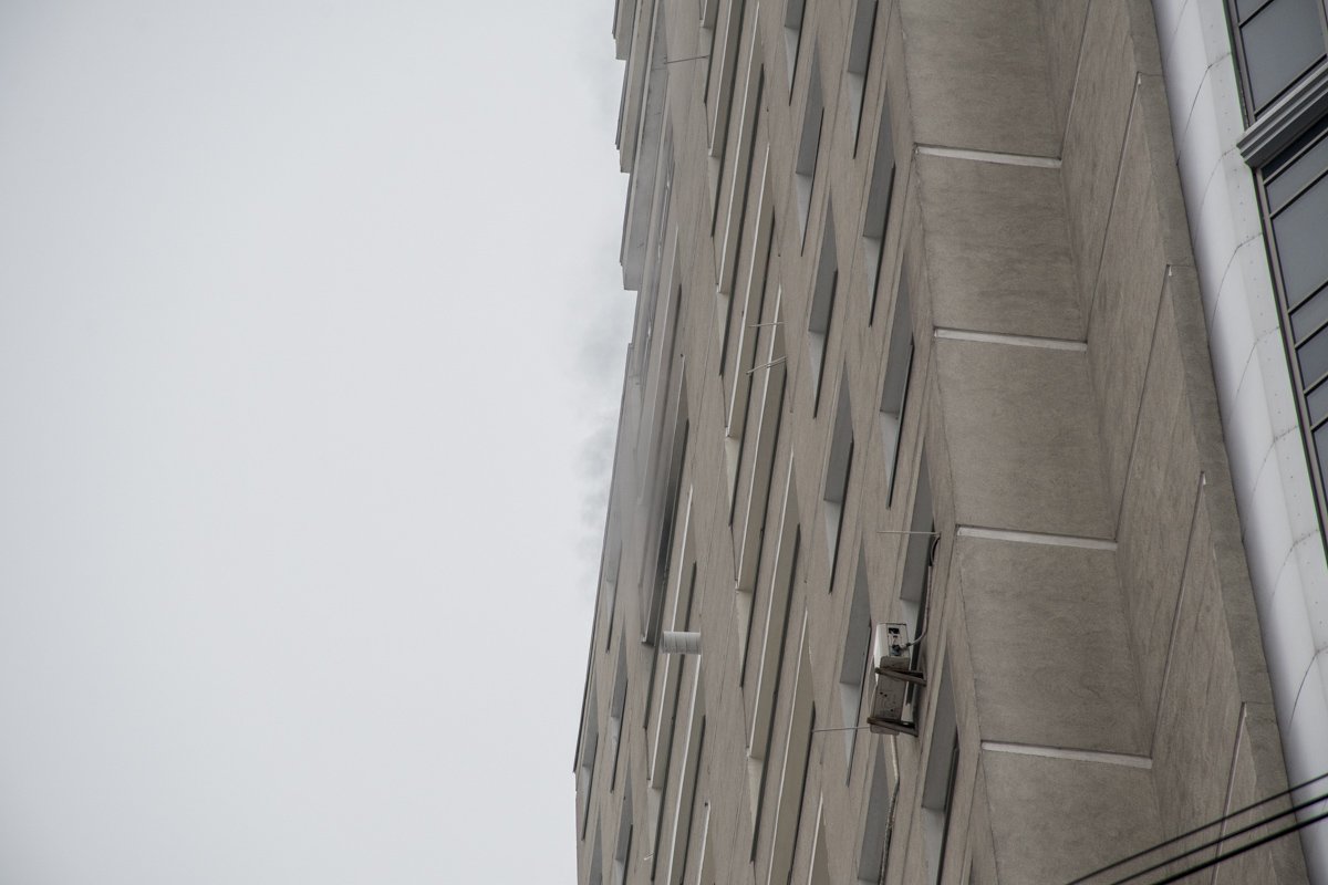 На улице Большая Васильковская, 72, произошел пожар