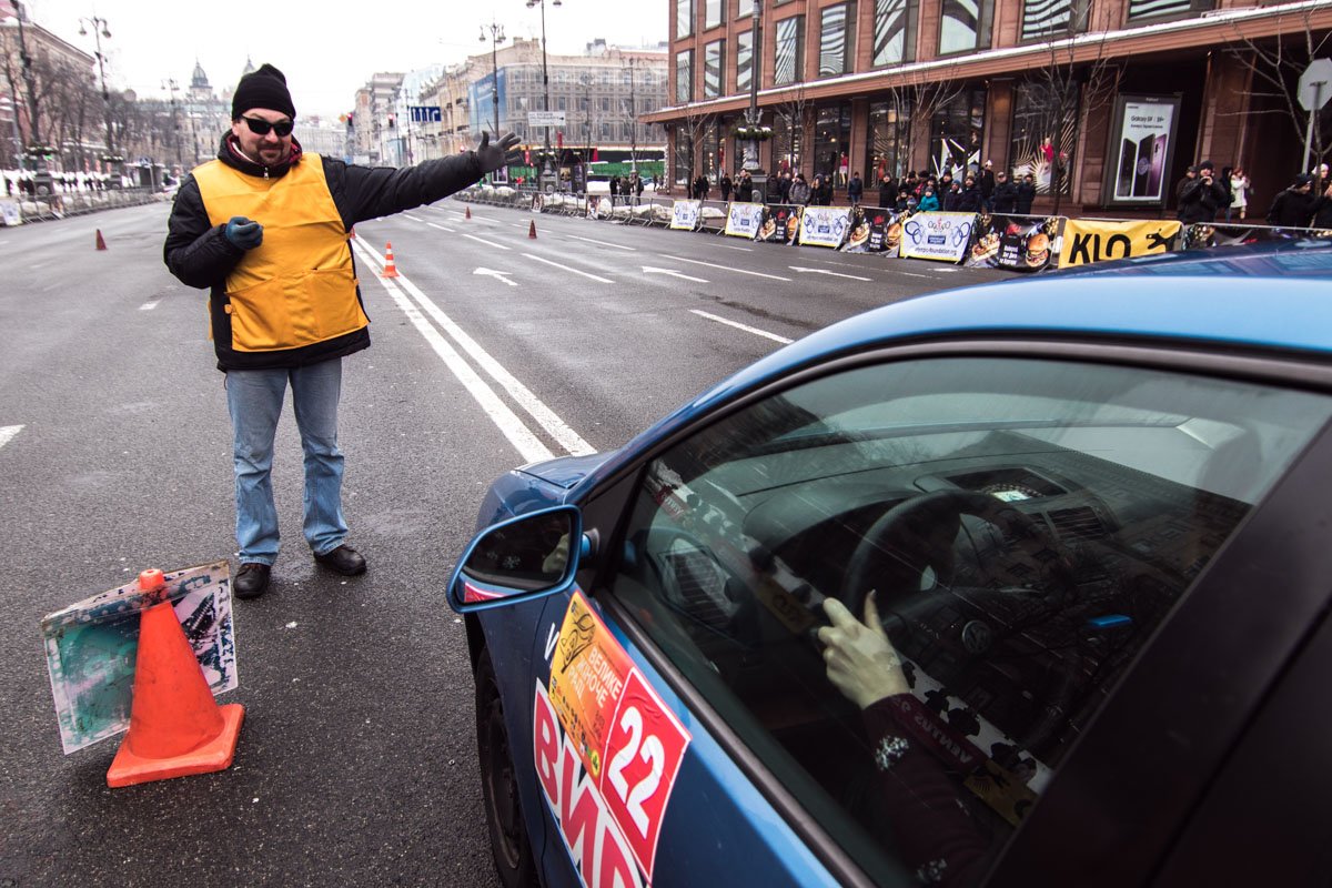 Старт слалома