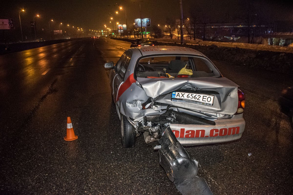 Лихой маневр автомобиля Daewoo спровоцировал ДТП