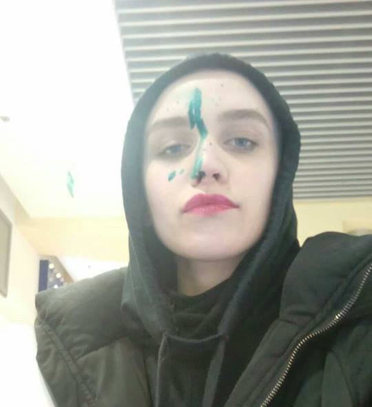 Фото со страницы Amnesty International Ukraine, где организаторы марша сообщили о пострадавших