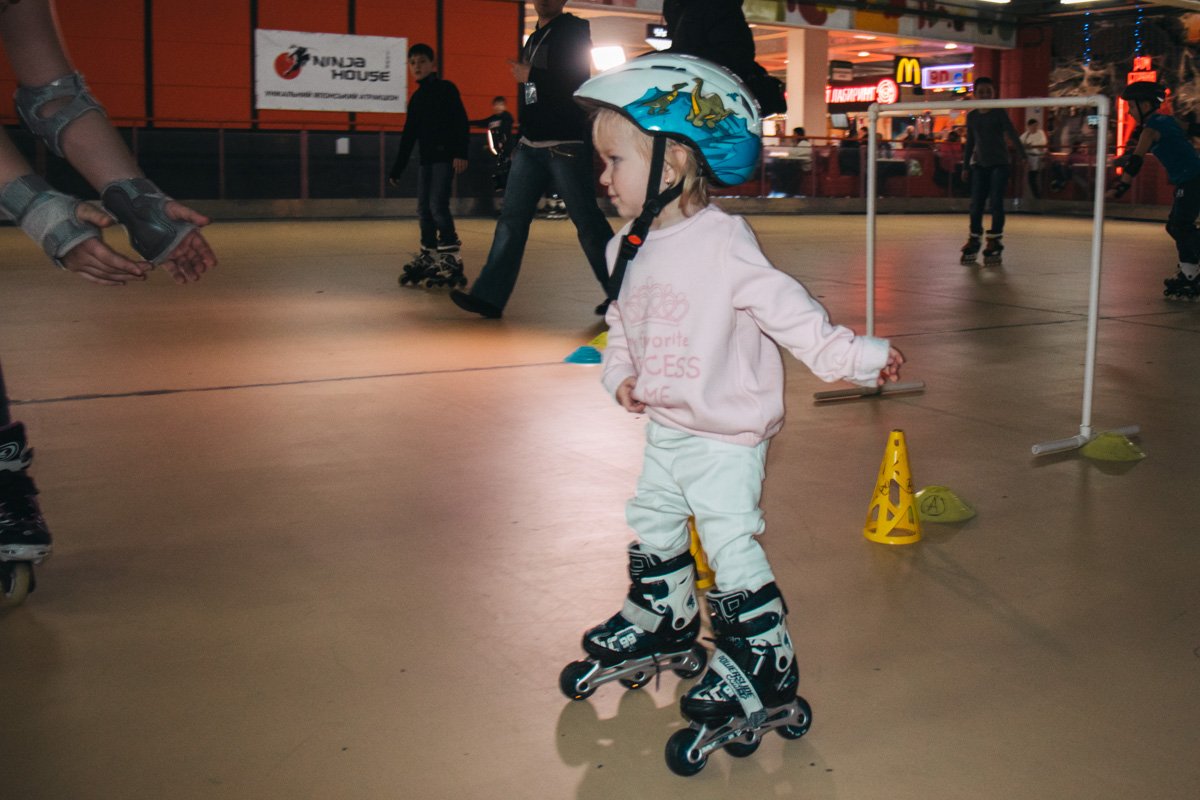В номинации "Самый маленький ребенок-роллер" победила малышка Оливия В номинации "Самый маленький ребенок-роллер" победила малышка Оливия