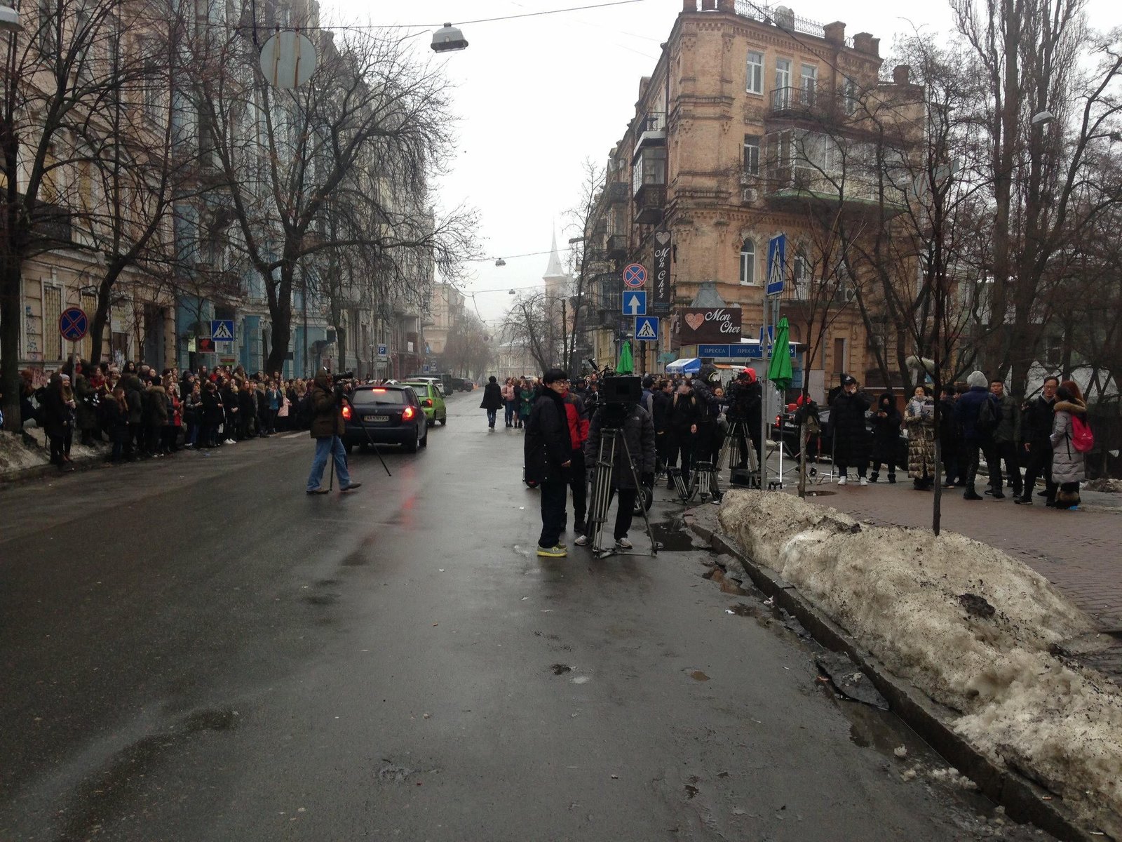 Съемочный день на Ярославовом Валу Съемочный день на Ярославовом Валу