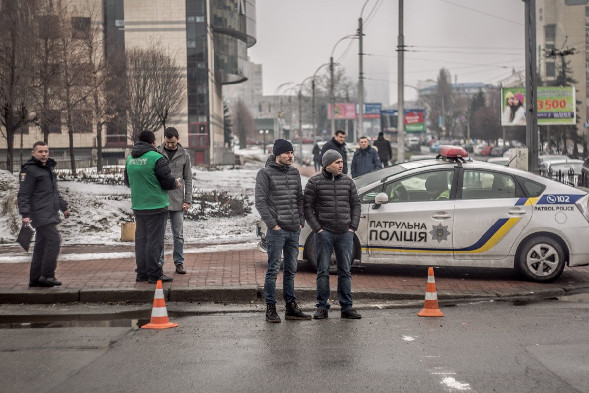 На месте ДТП работала полиция