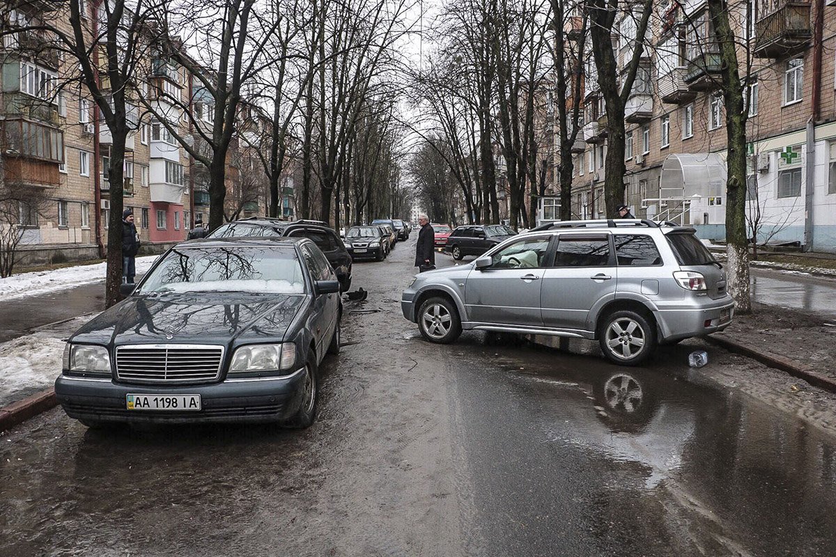 Пострадали три машины Пострадали три машины