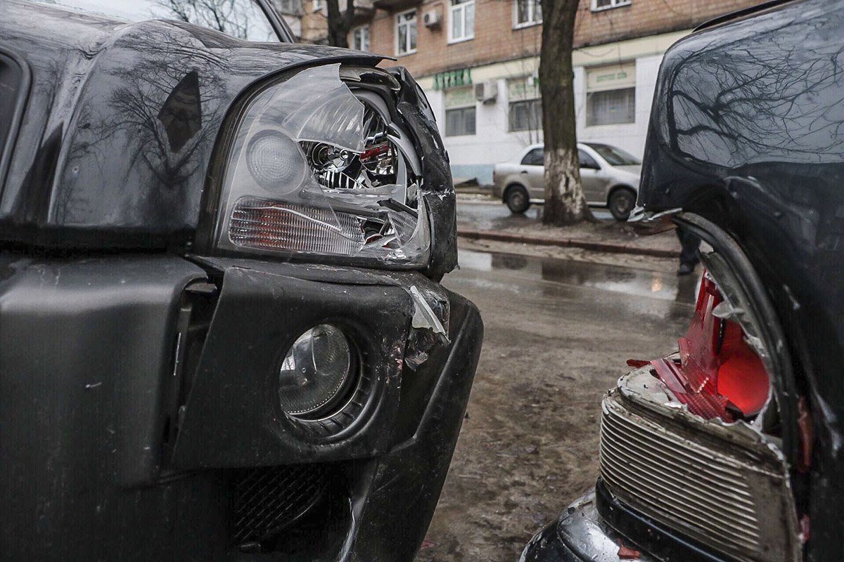 Outlander врезался в Tucson Outlander врезался в Tucson