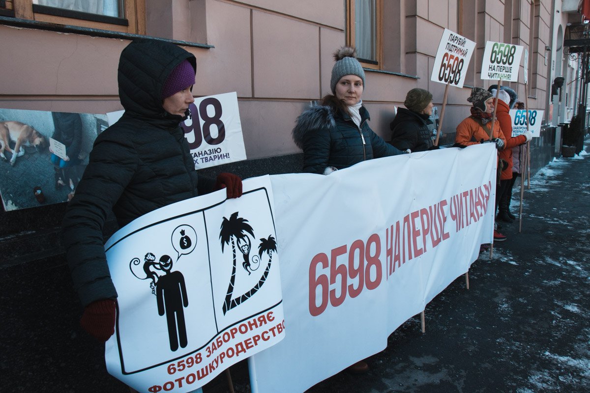 Митинг прошел под стенами комитетов Верховной Рады Митинг прошел под стенами комитетов Верховной Рады