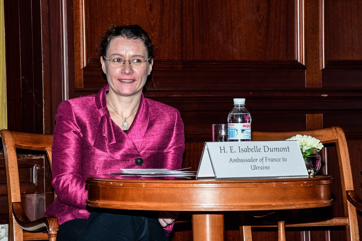 Чрезвычайный и Полномочный Посол Франции в Украине Изабель Дюмон