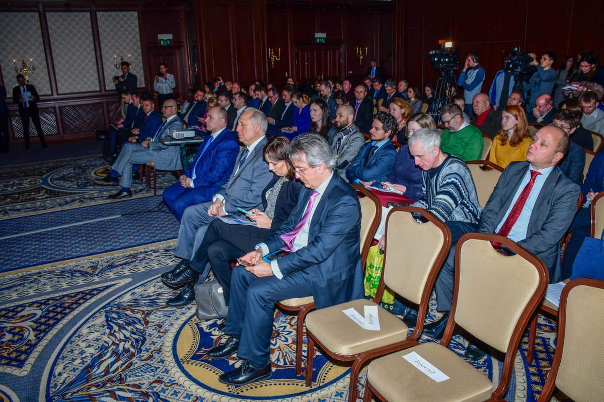 На презентации проекта среди гостей были чиновники, представители украинских и зарубежных медиа