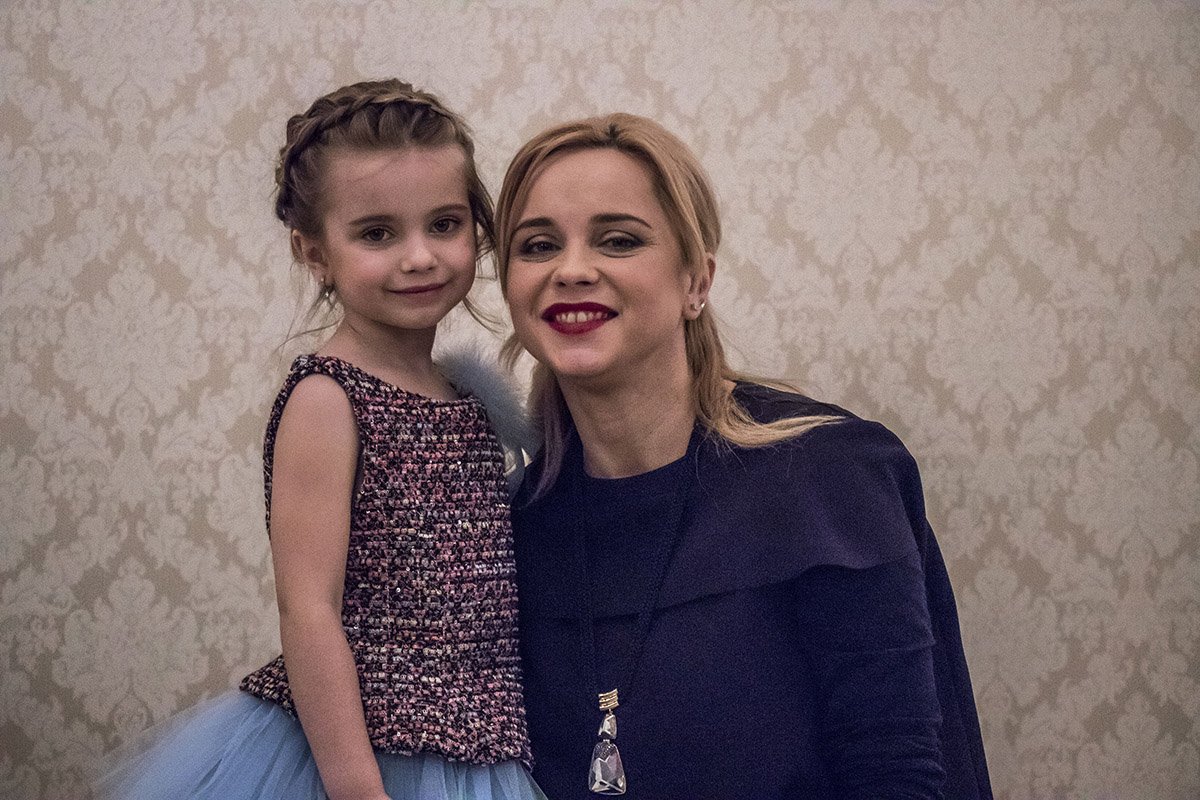 Телеведущая Лилия Ребрик с дочечкой Дианой