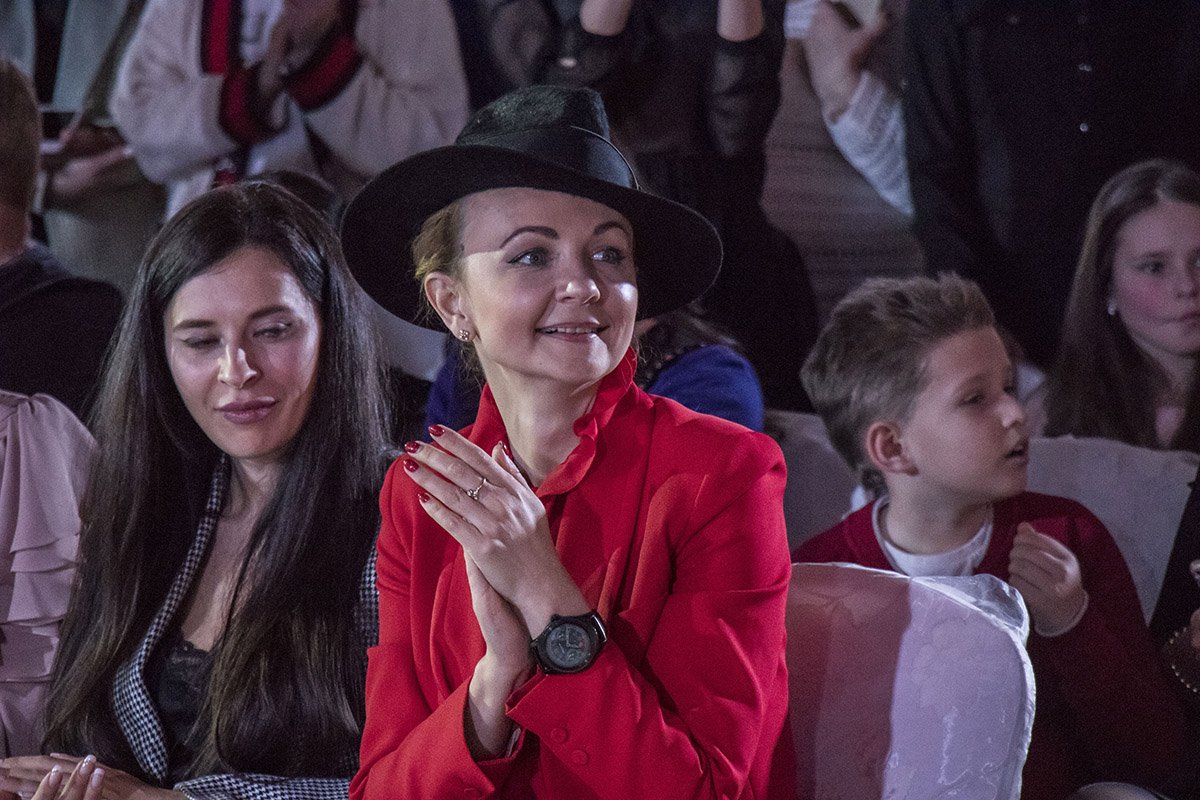 Гости показа тоже были на стиле