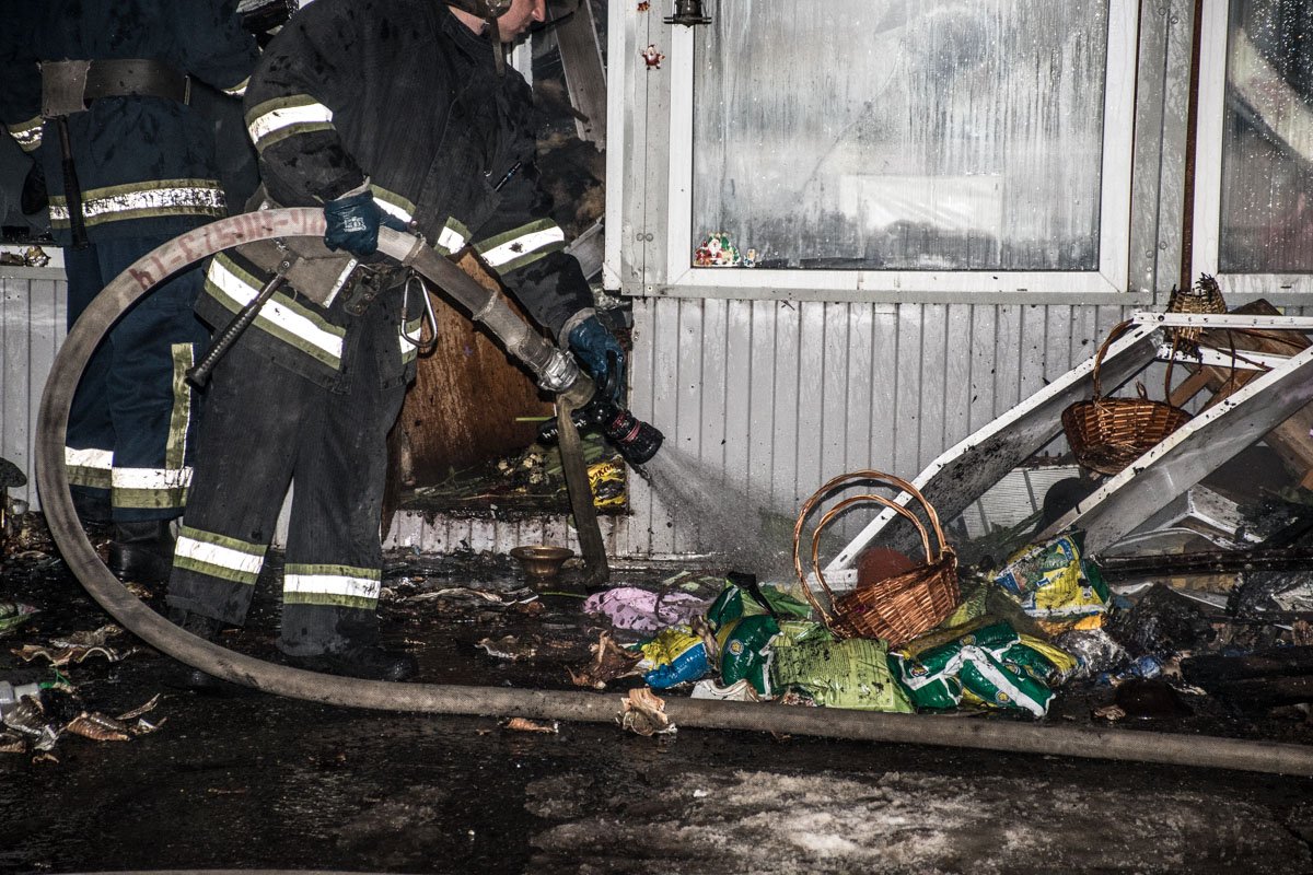 Проливка тлеющего хлама Проливка тлеющего хлама