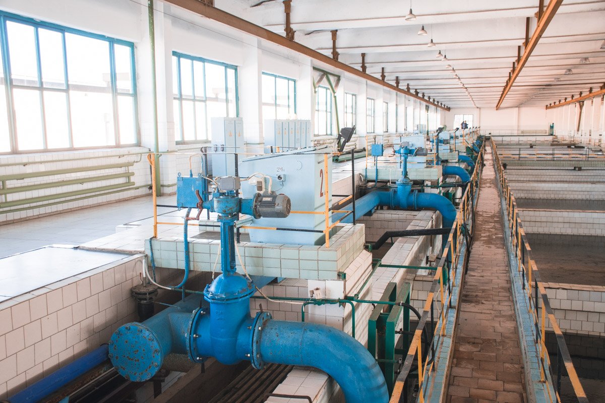 На мероприятии демонстрировали очистные сооружения