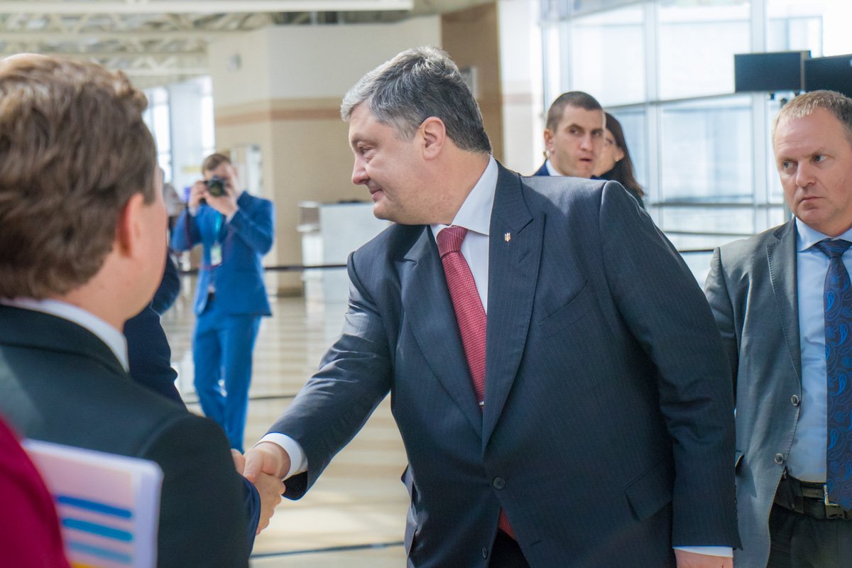 На встрече присутствовал Президент Украины