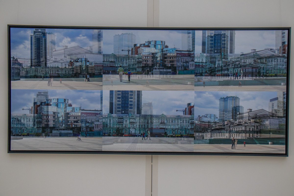 В своих картинах она показала самые известные места Киева В своих картинах она показала самые известные места Киева