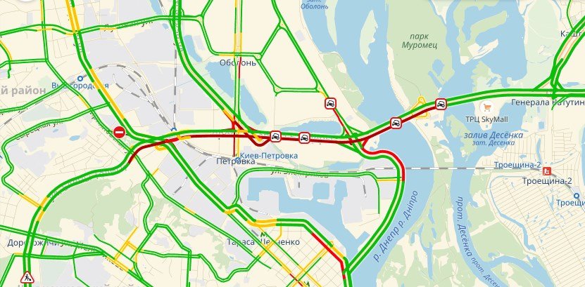 Средняя скорость на мосту 3 километра в час