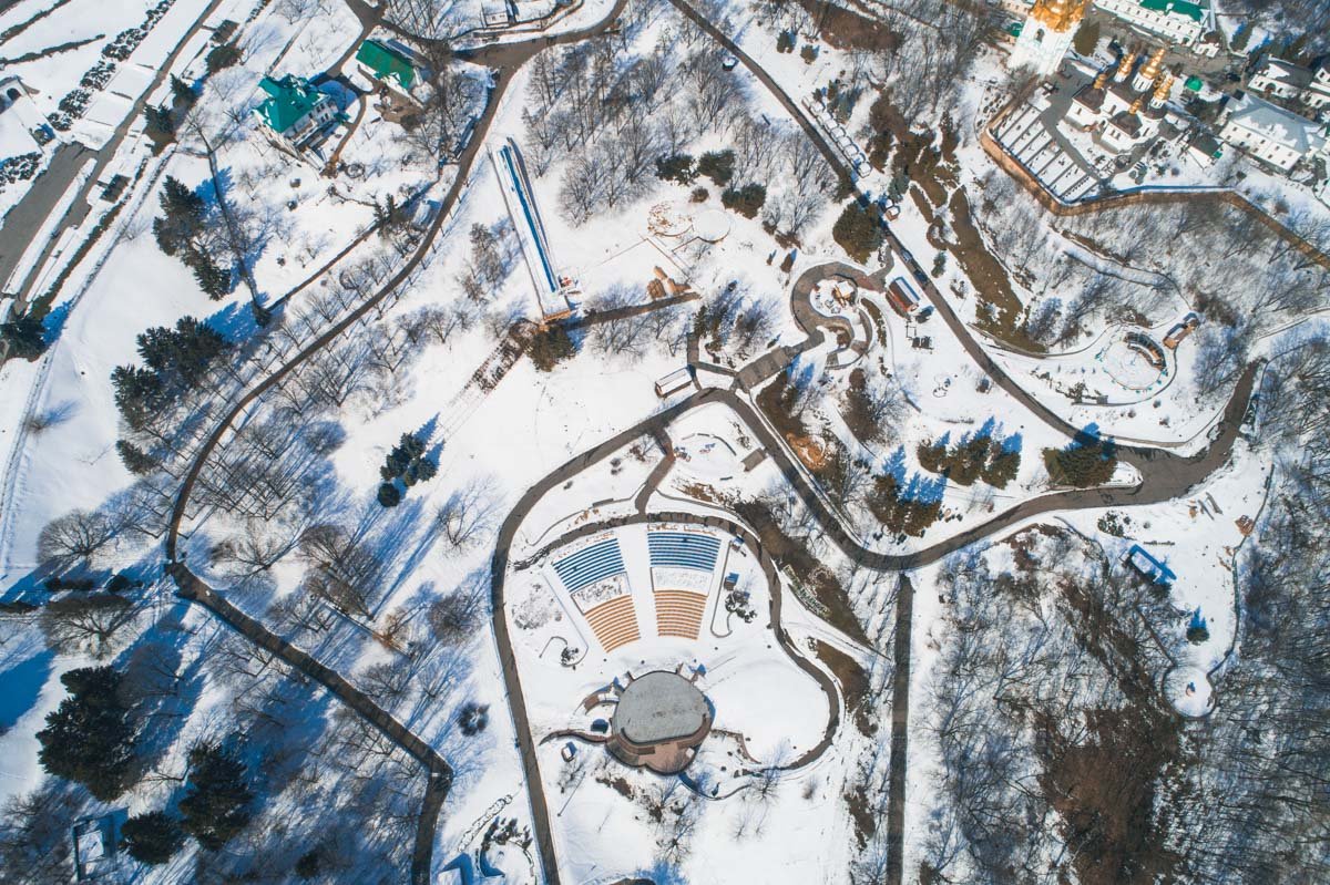 Схема парка вживую