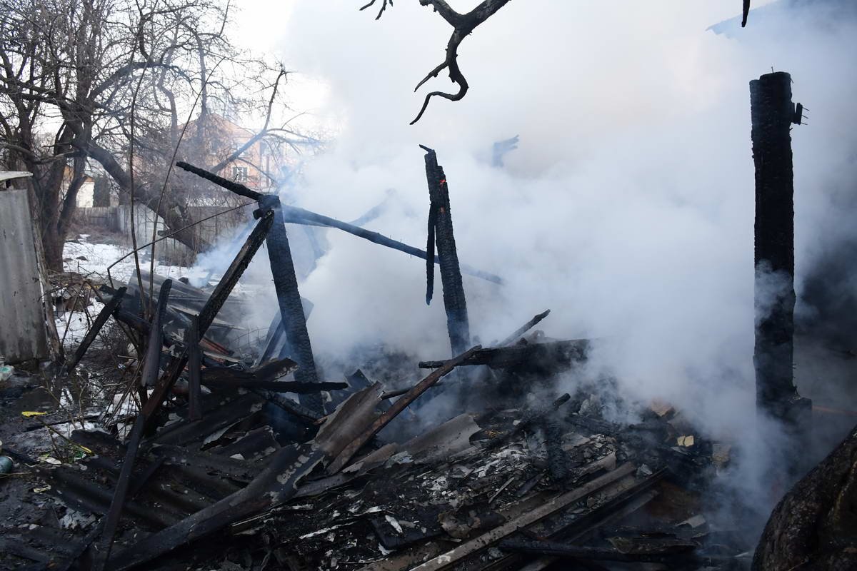 По словам хозяйке дом подожгли