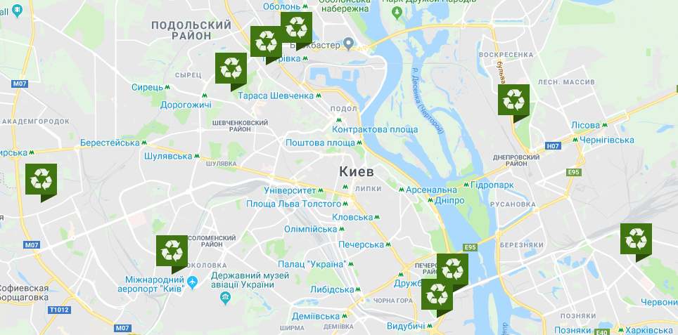 Сдать изношенные шины можно в 10 пунктах Киева Сдать изношенные шины можно в 10 пунктах Киева