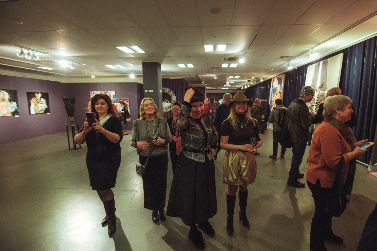 На открытии собралась столичная богема