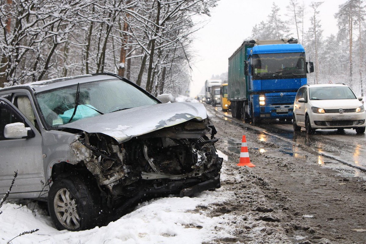 Движение по трассе затруднено