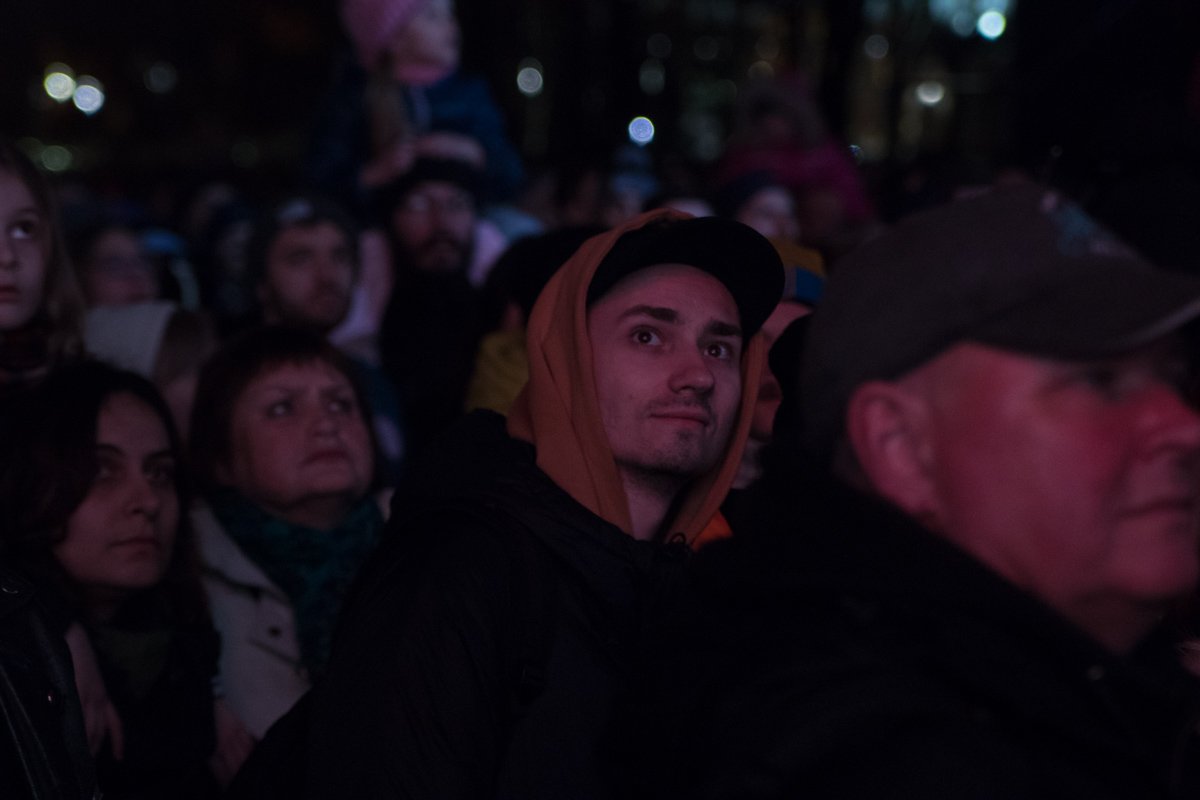 Перфоманс прошел на Софийской площади