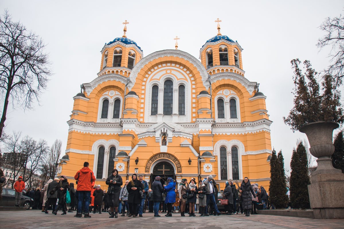 Владимирский кафедральный собор - главный храм Украинской православной церкви Киевского патриархата
