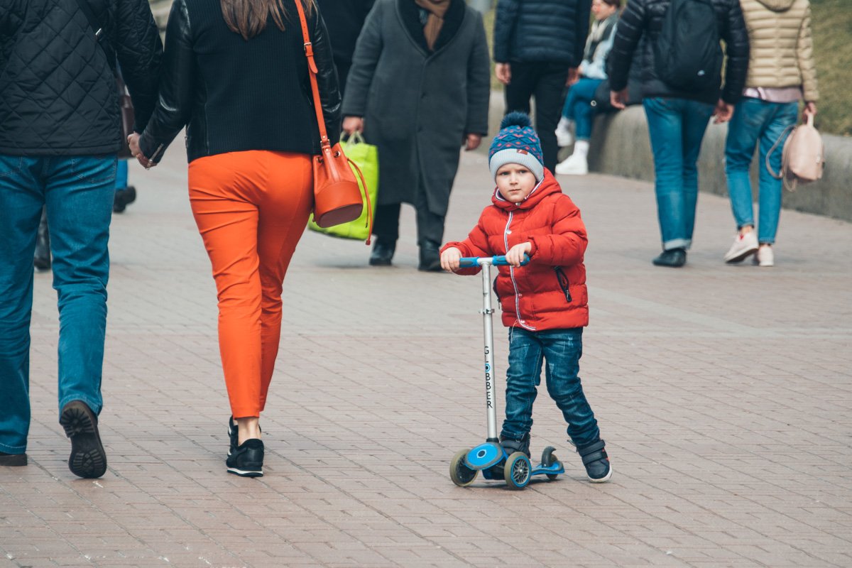 У детей свой транспорт 