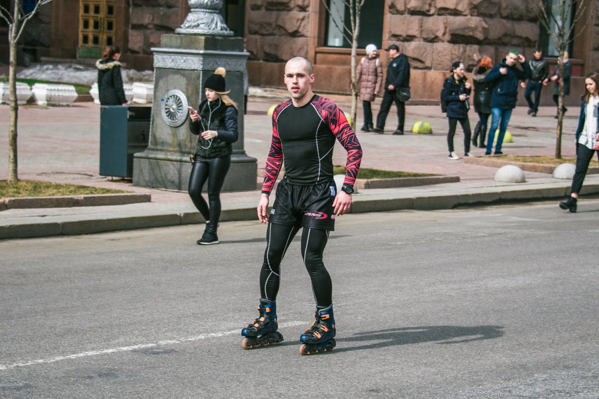 На роликах с ветерком...