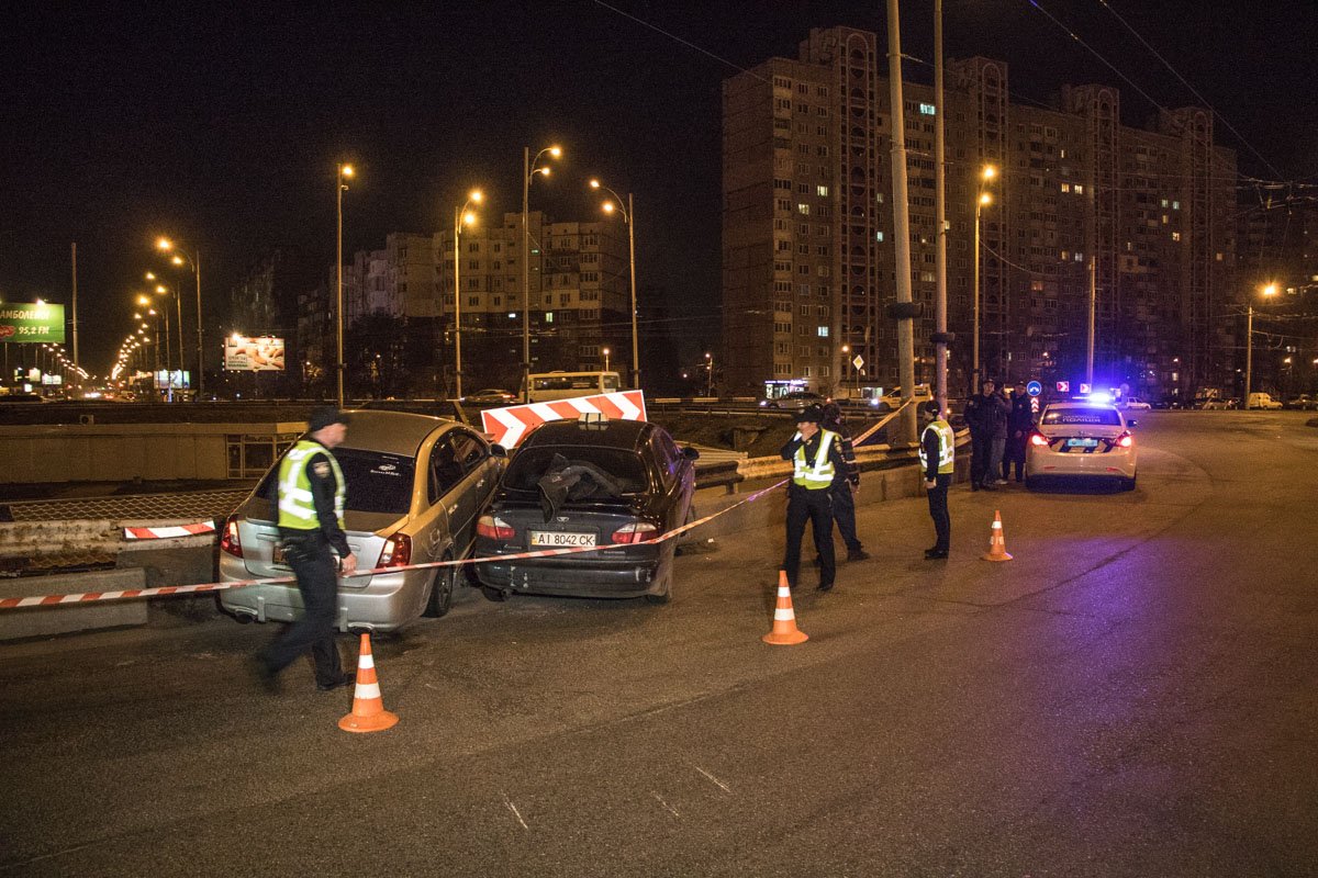 ДТП на Троещине, Lanos влетел в Chevrolet ДТП на Троещине, Lanos влетел в Chevrolet