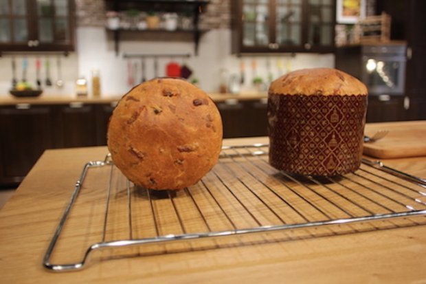 Паска с сыром и грудинкой для гурманов