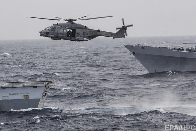 В Средиземное море рухнул вертолет, пилот погиб В Средиземное море рухнул вертолет, пилот погиб