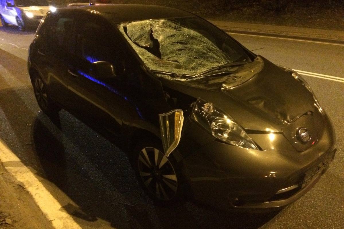 Nissan Leaf сбил 31-летнего мужчину