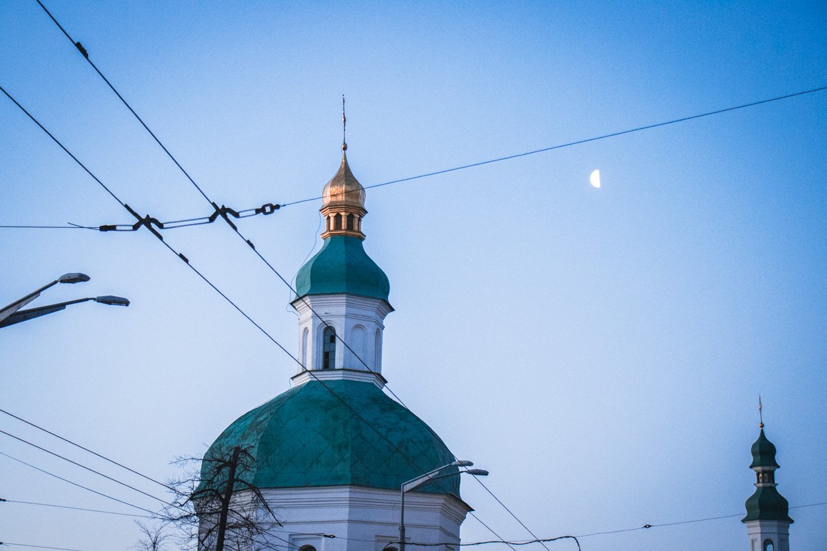 Утро над Лаврой 