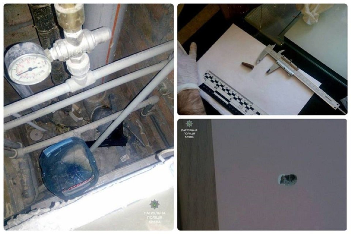 В Киеве пьяная компания устроила стрельбу по окнам многоэтажки