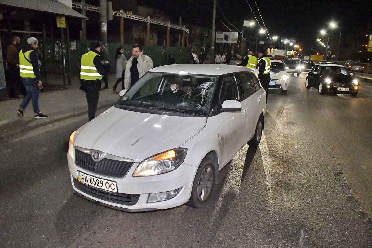 На Елены Телиги Skoda сбила пешехода