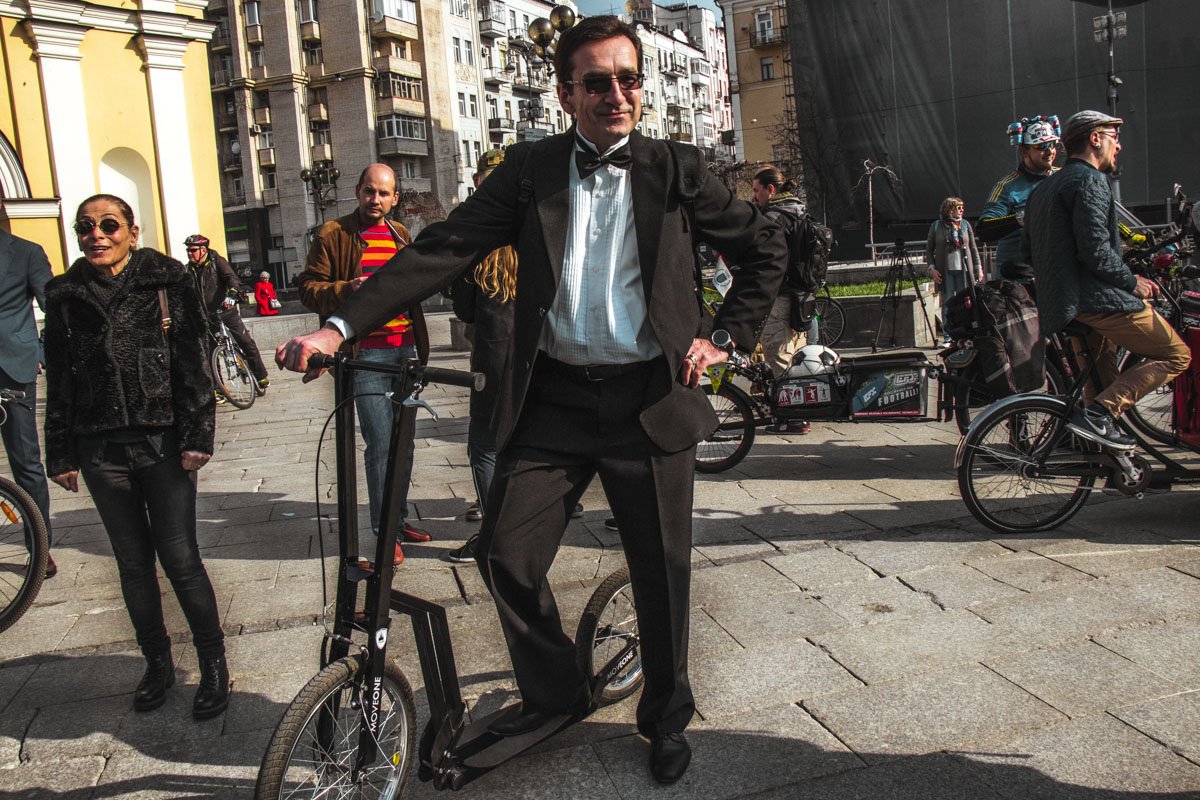 Участники приезжали не только на велосипедах