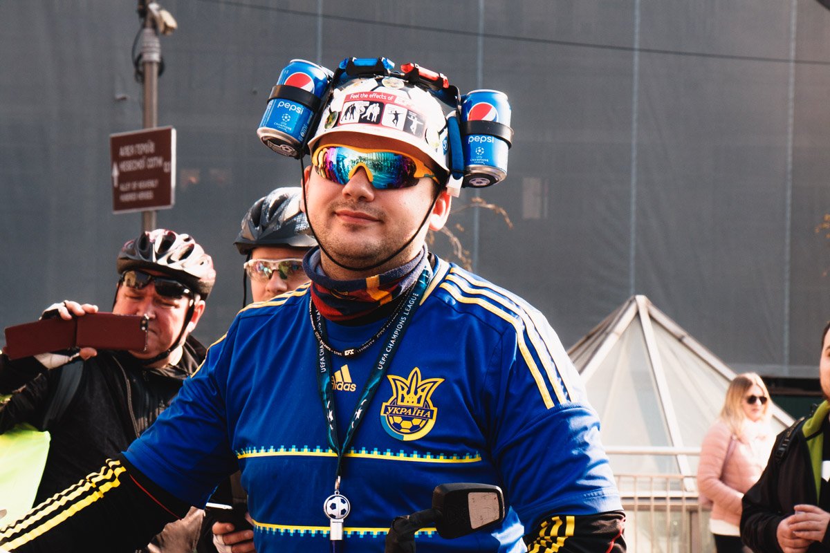 Яркий участник акции 