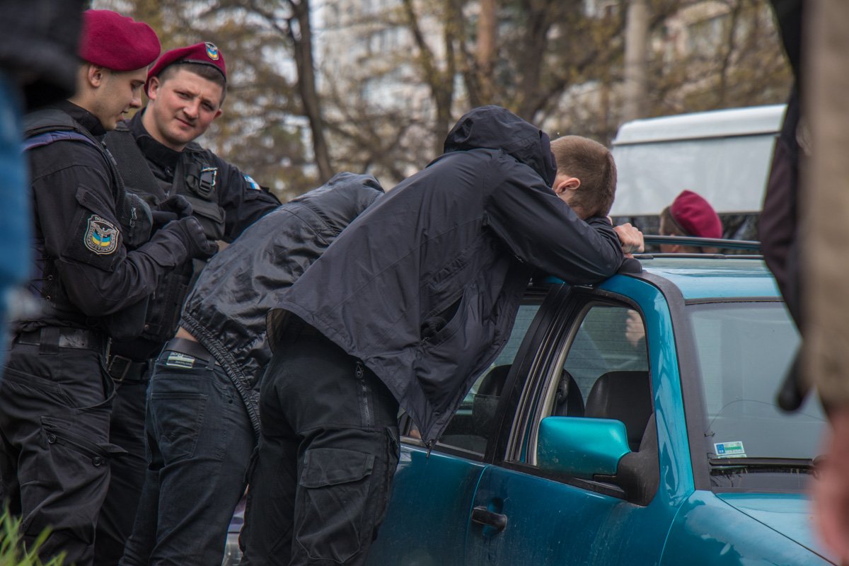 Подозреваемых задержали через полтора часа