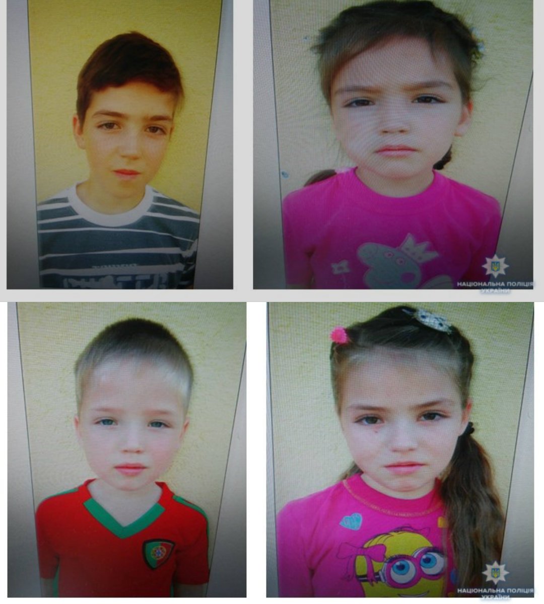 Четверых детей похитили их родители Четверых детей похитили их родители