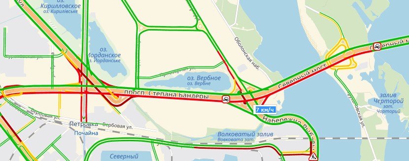 Средняя скорость передвижения в пробке - 7 км/ч Средняя скорость передвижения в пробке - 7 км/ч