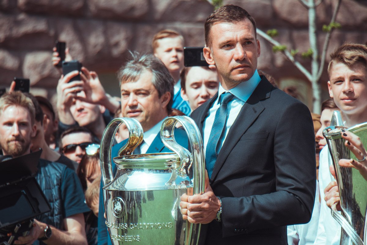 Верный хранитель кубка и амбассадор Андрей Шевченко