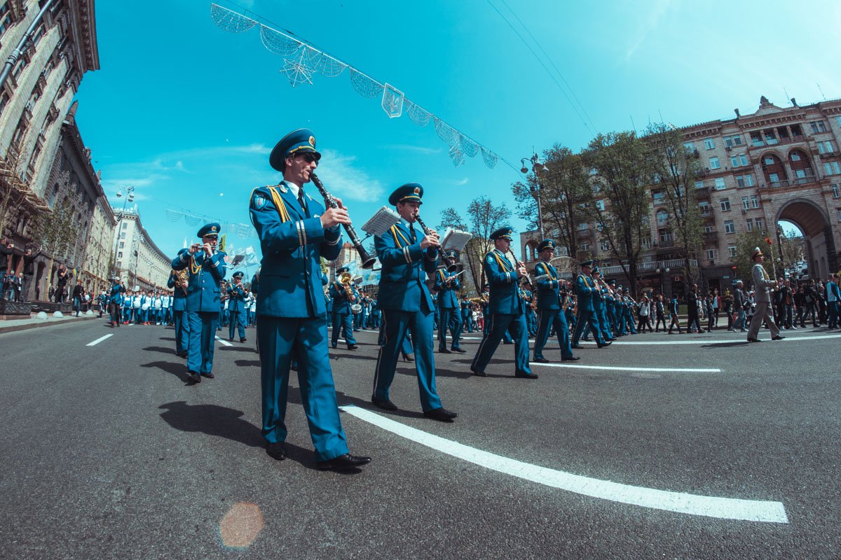 Торжество и вручение Кубков происходило под звуки духового оркестра 