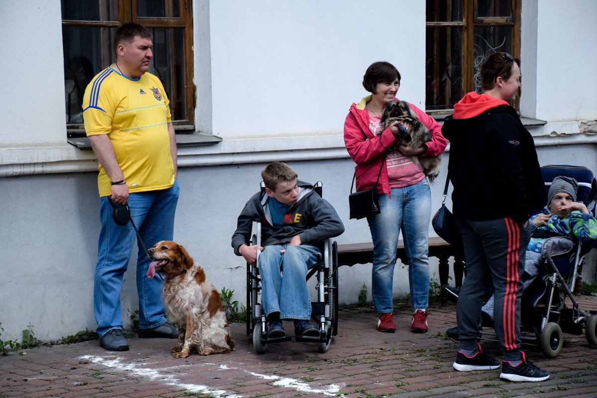 В Киеве прошли параспортивные игры Dog Puller