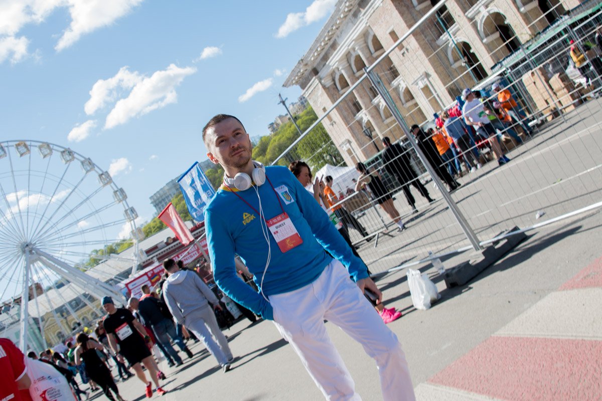 У кого-то было мечтательное настроение на марафоне 