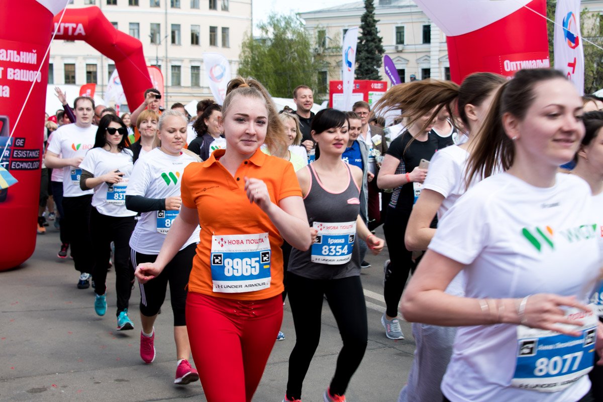 Руководитель самого современного медиа-центра в Украине тоже участвовала в забеге