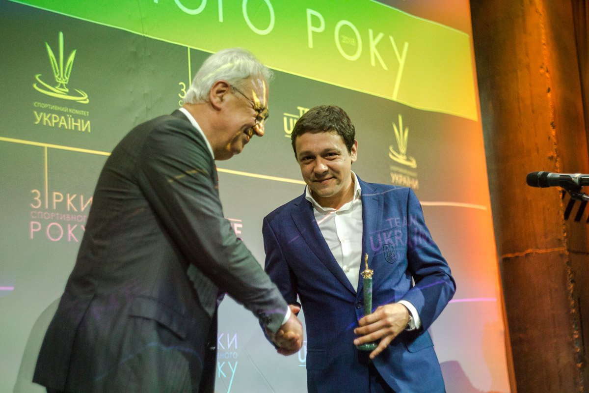 На церемонии награждали спортсменов неолимпийских видов спорта