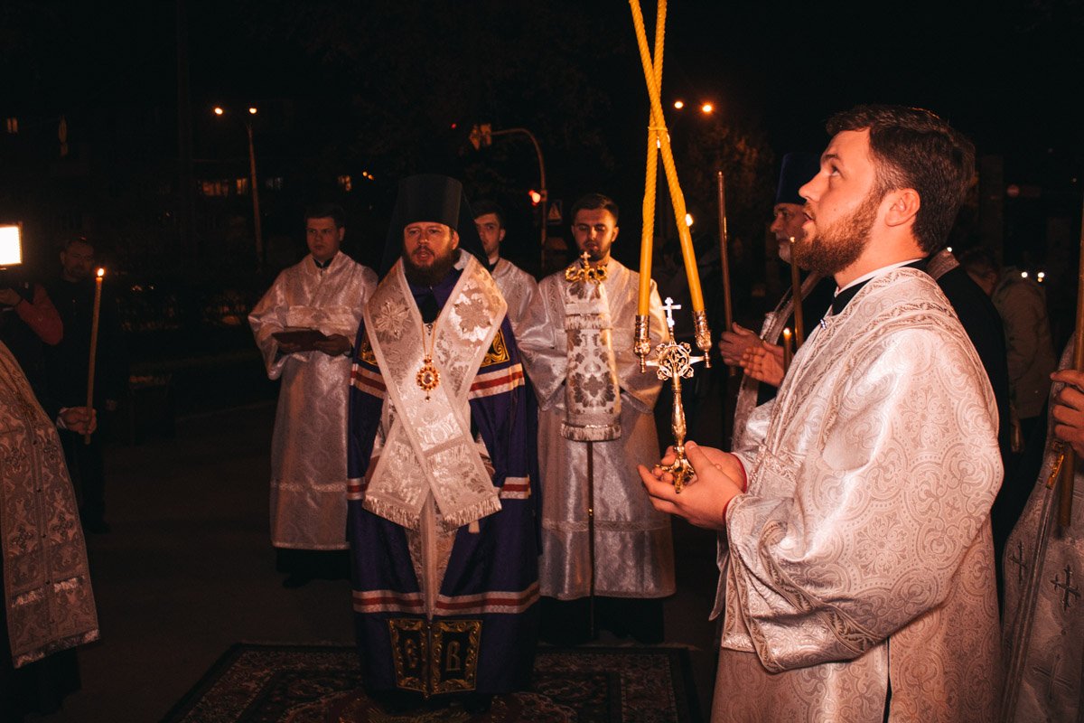 Священники прочитали молитвы